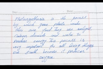 neat and clean handwriting