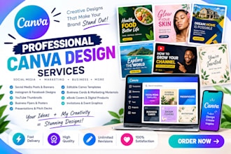 design canva templates, social media posts and flyers