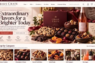 build squarespace artisan food website specialty food gourmet gift shop website