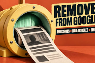 remove mugshots delete negative links, erase bad articles false news from google