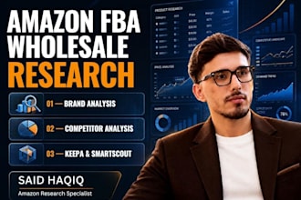do amazon fba wholesale product research and brand analysis