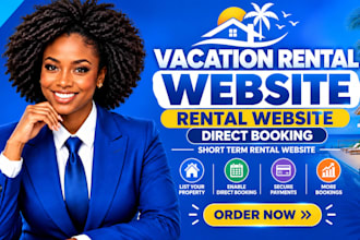 build a vacation rental website with direct booking and short term rent website