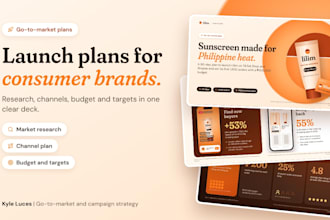 create a go to market launch plan for your consumer brand