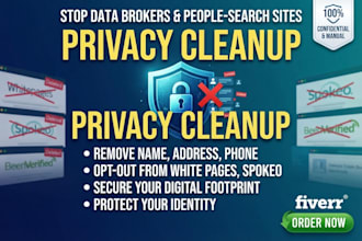 remove your personal information from data broker websites and search engines