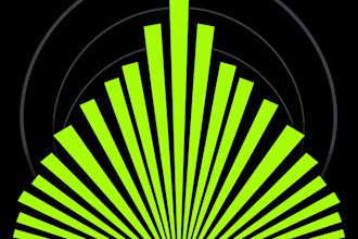 design a professional album cover for electronic music