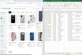 scrape product data from websites into google sheets