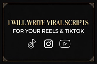 write viral instagram reels and tiktok scripts with hooks