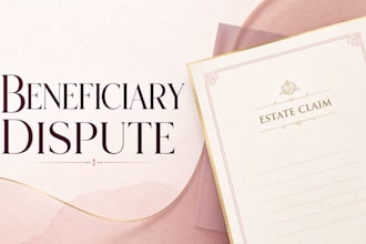 draft your beneficiary dispute and estate claim legal documents