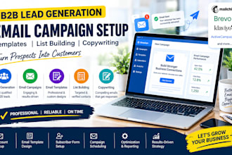 do b2b lead generation email campaign data collection list building copywriter