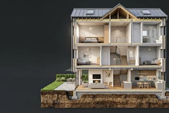 develop lod 300 revit models, bim coordination, quantity schedules, and document