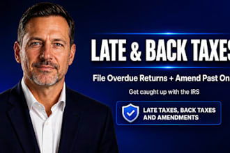file your late or back taxes and amend prior US tax returns