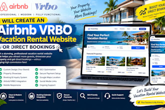 create an airbnb listing, vrbo vacation rental website for direct bookings