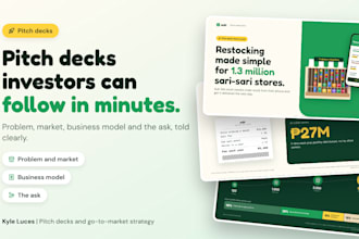 create an investor pitch deck for your startup
