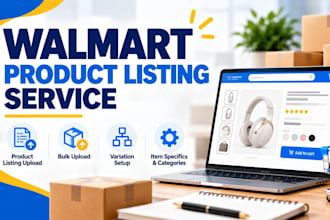 create and upload walmart marketplace product listings