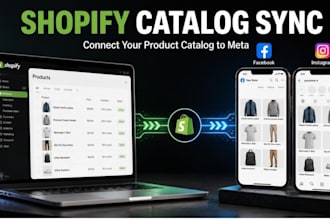 setup facebook and instagram store with shopify catalog sync