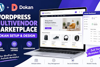 build wordpress multivendor marketplace website using dokan