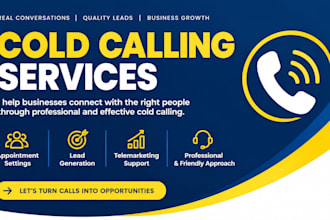 cold calling janitorial cleaning, real estate cold caller appointment setting