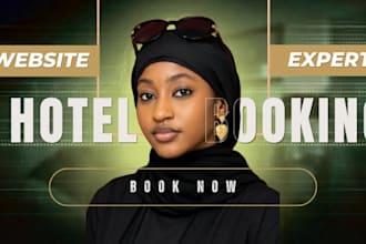 design a hotel website with a booking system and reservation form