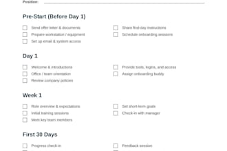 create professional HR templates and employee onboarding documents
