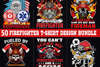 create custom firefighter t shirt and hoodie designs