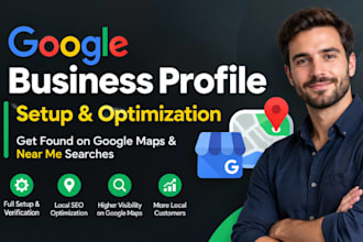 setup, optimize and rank your google business profile for local seo, gbp ranking
