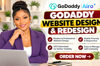 godaddy website design godaddy website redesign godaddy airo