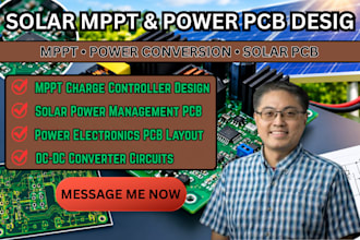 design solar charge controller mppt and power electronics pcb