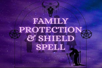 cast family protection spell remove curse black magic evil eye negative energy