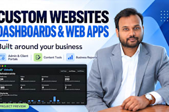 build a custom admin dashboard and client portal for your business