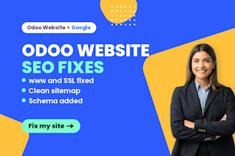 odoo website seo fix, odoo technical, odoo sitemap fix, odoo ssl redirect
