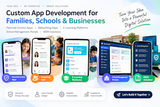 build parental control, babysitting, school management portal, elearning app