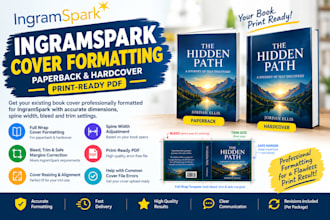 format paperback and hardcover covers for ingramspark