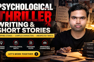 write a psychological thriller or mystery short story