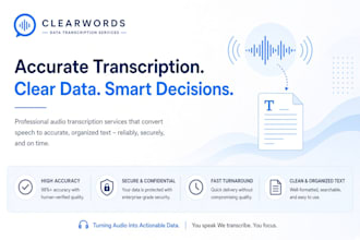 do accurate data transcription