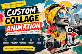 create attractive vox style and animated collage music video, mi media animation