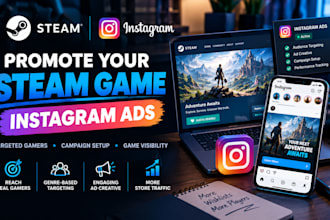 promote steam game with instagram ads