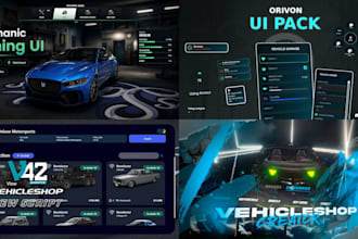 create unique fivem server content, scripts, vehicles and UI