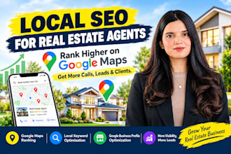 do local SEO for real estate agents to rank on google maps