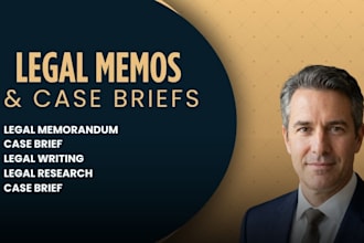 prepare legal memoranda and case briefs for attorneys