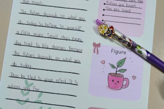 write beautiful and aesthetic handwritten notes