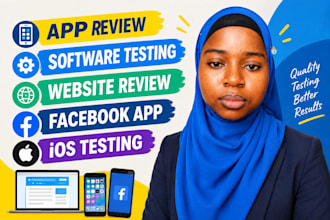 do app review, software testing and website review