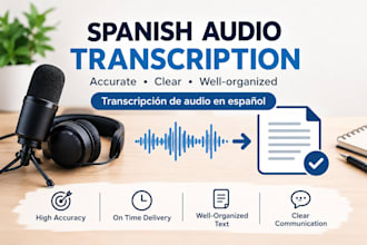 transcribe spanish audio into text