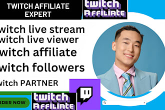 do twitch ,kick channel promotion to organic audience
