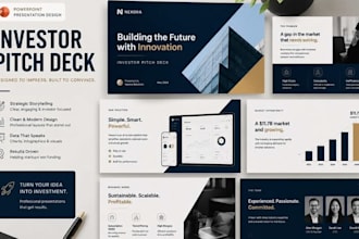 design startup investor pitch deck do powerpoint presentation pitch deck design