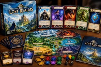 do custom board game design, card game design, game design, tarot card game
