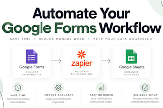 automate google forms and sheets using zapier