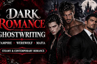 ghostwrite dark vampire steamy shifter werewolf dark mafia comtemporary ma novel