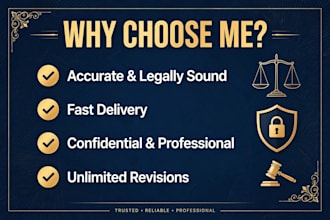 do professional legal writing and contract drafting