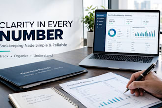 provide accurate bookkeeping, clean books stress free tax ready financials