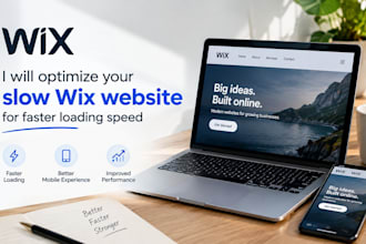 fix and optimize your slow wix website for faster loading speed